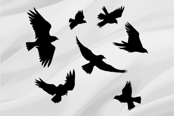 Bird Silhouette Graphics and Crafts