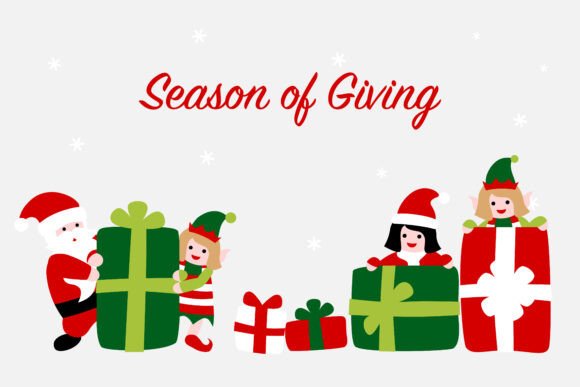 Christmas Gift Card Graphics for Crafts and Small Business