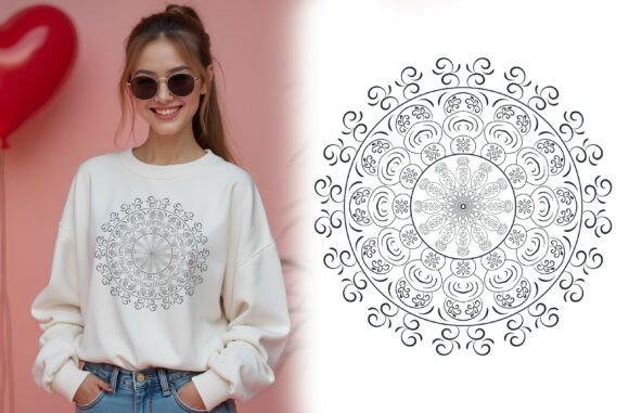 Decorative Mandala Graphic Pattern Art