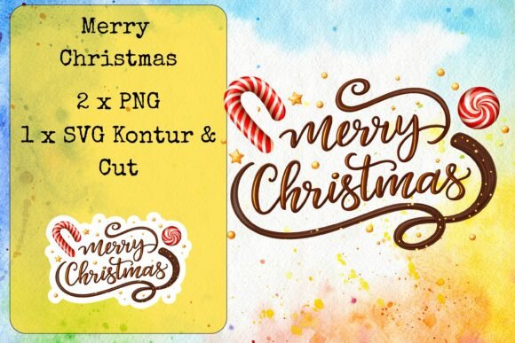 Merry Christmas Lettering 10: Graphics for Festive Crafts