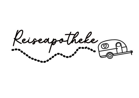 Plotterdatei Reiseapotheke Wohnwagen German