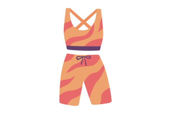 Workout Outfit Graphics for Crafts